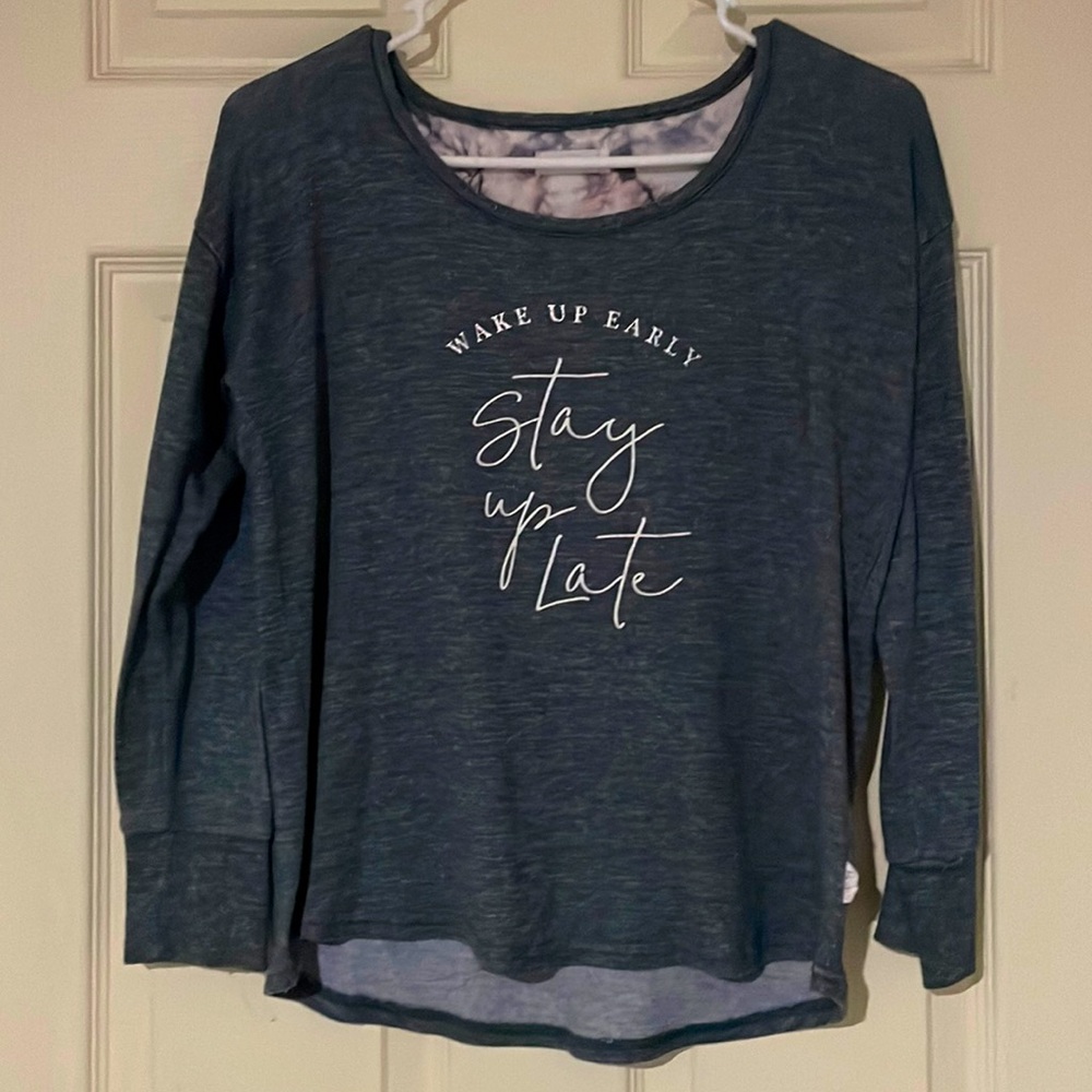 NWOT Danskin Wake Early Stay Up Late